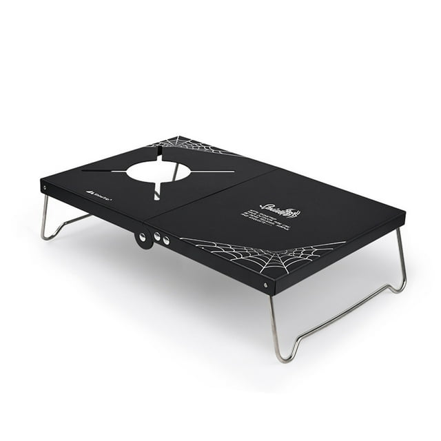 Table de Poêle Pliante d'Extérieur Table de Barbecue Table de Randonnée Table de Camping Pliable