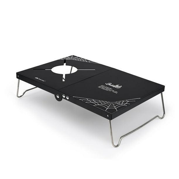 Mesa plegable para exteriores, mesa para barbacoa, mesa para mochilero, mesa plegable para acampar