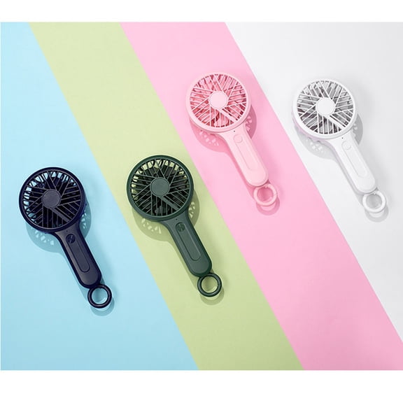 COOPHYA Portable USB Rechargeable Handheld Fan in Green, Cooling Fan for Home, School, and Outdoor Use