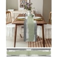 Sage Green Oil Painting Texture Paint Table Runner ration Home r Dinner