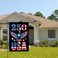 thumbnail image 2 of Amhnf 250th Usa American Eagle Patriotic Garden Flag For Home Outdoor Garden Yard Decor 12x18 inch, 2 of 5