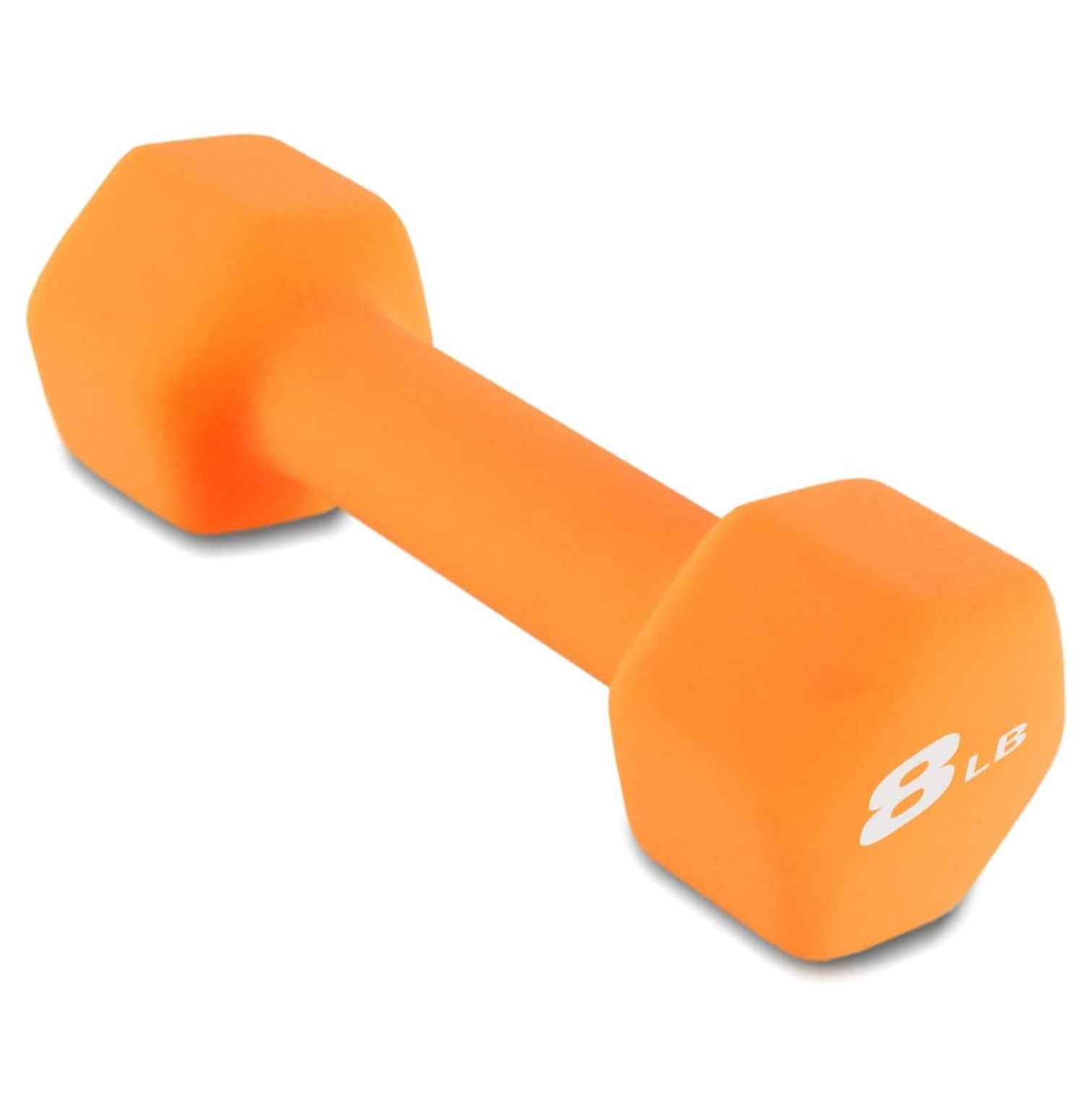 8LB Set of 2 Hex Dumbbells Rubber Coated Cast Iron Hex Black Dumbbell Free Weights for Exercises Neoprene Dumbbell Hand Weights Anti-Slip Anti-roll Hex Shape Colorful 8Lbs Pair