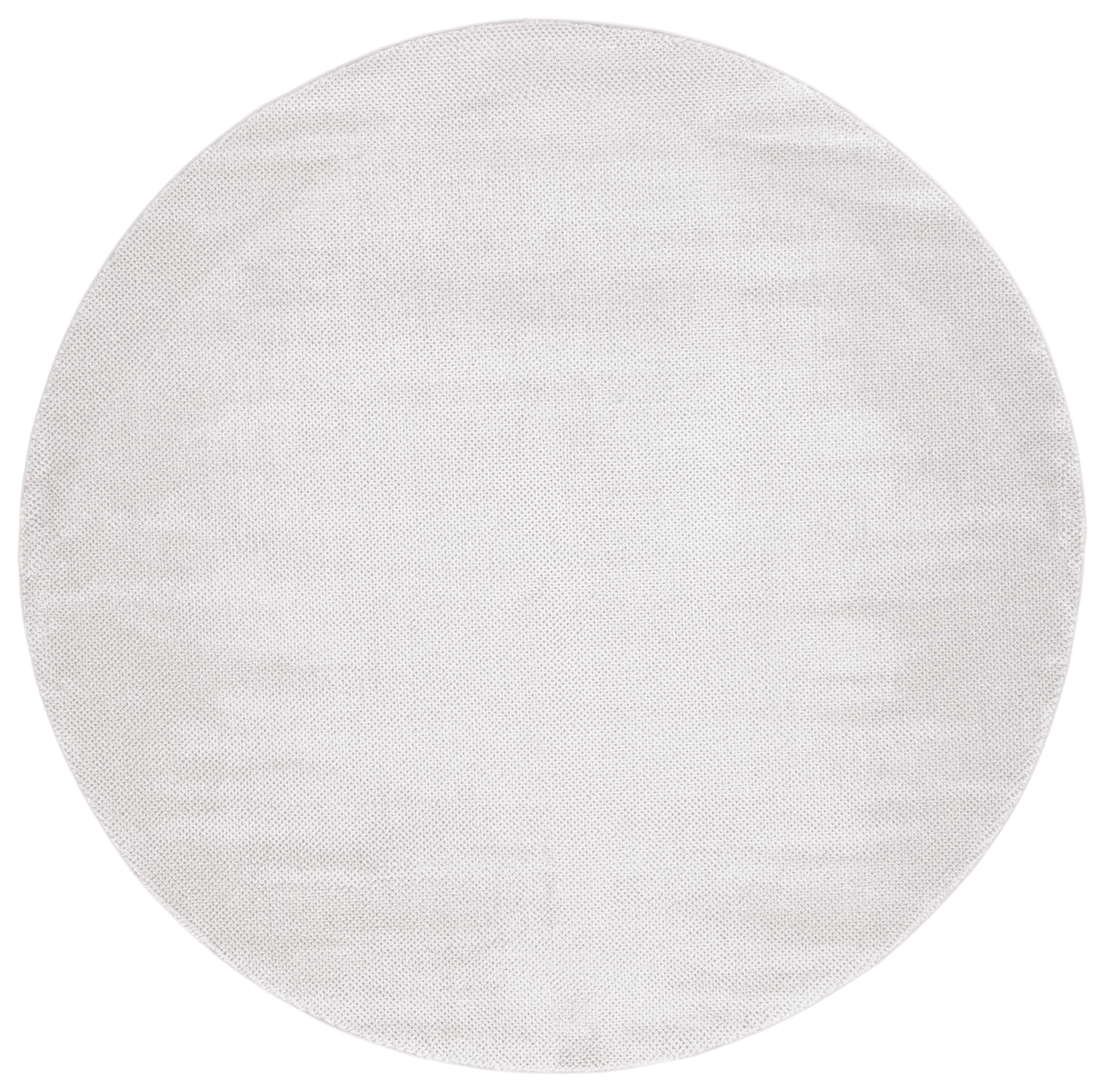 SAFAVIEH Continental Josif Solid Area Rug, Gray, 6'7" x 6'7" Round