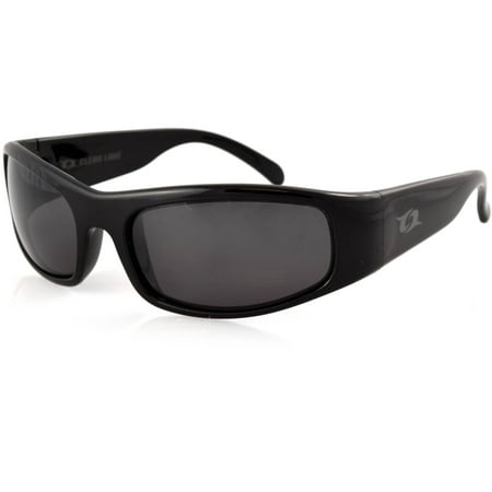 Manatee Smoked Polarized Lens Sunglasses, Black