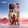 thumbnail image 3 of Marvel Deadpool y Wolverine funda de teléfono plateada colorida para Apple iPhone 16 15 pro Max 14 13 pro 12 11 14plus cubierta mate, 3 of 5
