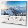 thumbnail image 2 of Sunny Morning in Mountains - Impression sur Toile Paysage, 2 of 4
