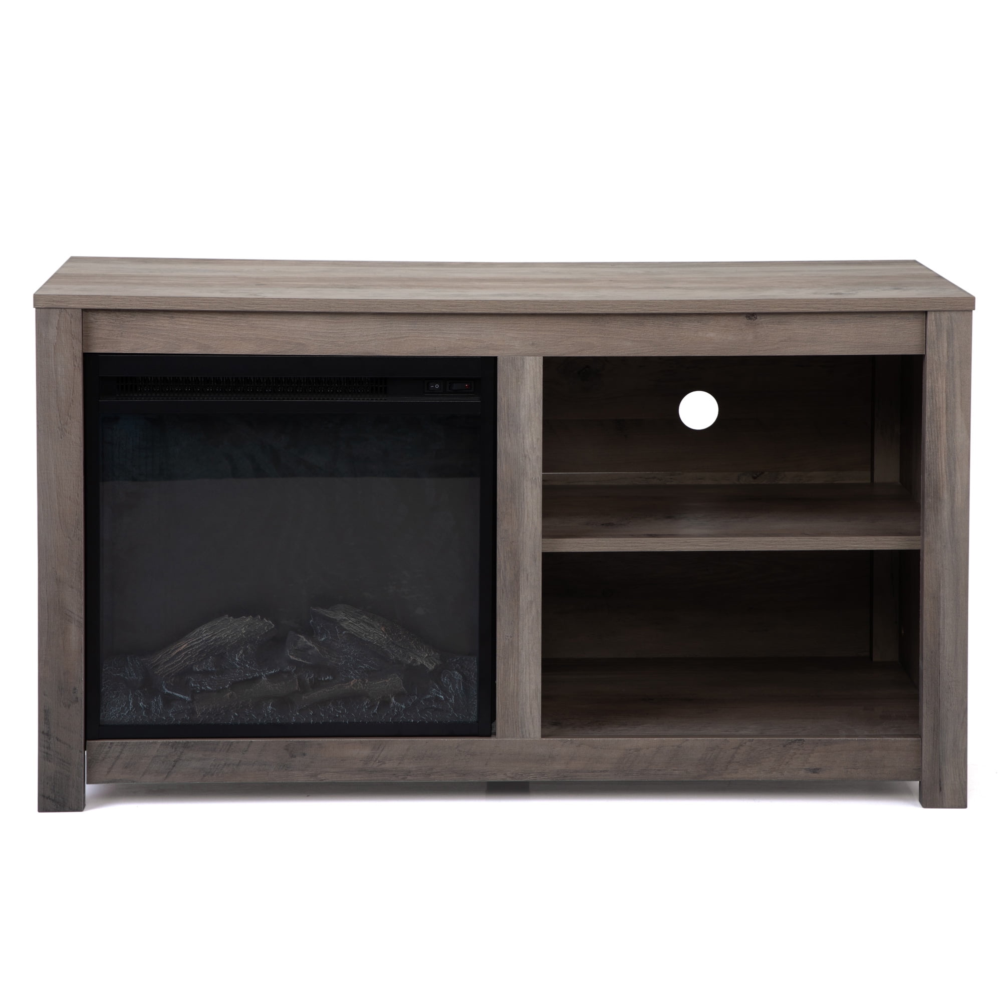 Kadyn Tv Stand for Tvs Up to 41", Modern Corner Tv Stand for Living Room, Tv Stand with 3 Layers of Adjustable Shelves, Taupe