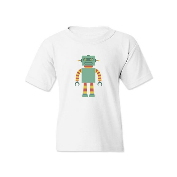 Standing Robot T-Shirt Juniors -Image by Shutterstock,  Small