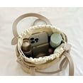 thumbnail image 4 of Kukuzhu Straw Tote Bag Purse for Women Retro Woven Bucket Bag Crossbody Bag Summer Straw Bag Small Hobo Bag Shoulder Bag for Beach, 4 of 7