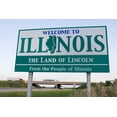 thumbnail image 2 of Illinois Welcome Sign Wall Mural by Wallmonkeys Peel and Stick Graphic (18 in W x 12 in H) WM36548, 2 of 4