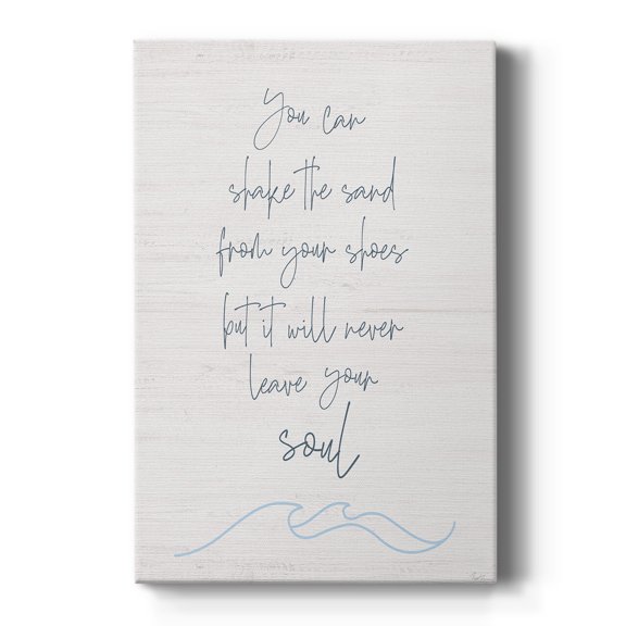 Shake the Sand Premium Gallery Wrapped Canvas - Ready to Hang