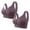 B53 Purple Clearance Bras under $5, variant on Bras Under $5! Cagogo Women's Front Closure Bras No Underwire Push Up Bras Plus Size Wireless Comfort Bralettes Full Coverage Everyday Bra for Older Women Brasier Sin Varillas Para Mujer