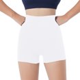 thumbnail image 2 of Workout Shorts Women New Solid Thread Hip Lifting Tight Abdominal Compression Elastic Fitness Pants Leggings Yoga Shorts, 2 of 6