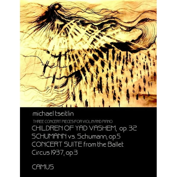 Three Concert Pieces for violin and piano by Michael Tseitlin (Paperback)