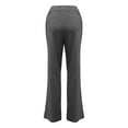 thumbnail image 5 of Women's Pants Plus Size Casual Jogger Pants for Women Solid Color Comfy High Rise Pants for Women Fashion Loose Fit Workout Pants(Dark Gray XL), 5 of 5