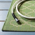 thumbnail image 6 of Safavieh Courtyard Hilbert Geometric Indoor/Outdoor Runner Rug, Green/Beige, 2'3" x 8', 6 of 13