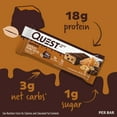 thumbnail image 4 of Quest Dipped Protein Bar, High Protein, Low Sugar, Chocolate Peanut Butter, 4 Count, 4 of 8