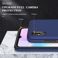 thumbnail image 5 of Case for Xiaomi Redmi 9A, Dual Layer Hard Military Phone Case with 360 Degree Ring Stand Silicone Bumper (Camera Protection) Magnetic Car Holder Protective Phone Cover Protector - Blue, 5 of 8