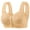 bras for women plus size-Beige, variant on Homenesgenics Bras for Women Plus Size Sports Bra Clearance Woman Color Thin and Steel Hoop Gathered Breathable Underwear for Daily Bras Black 44/100