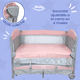 thumbnail image 5 of Cuna Corral Mecedora Colecho Y Organizador Dolche Ibaby Rosa Liso, 5 of 10