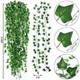 thumbnail image 6 of Foot False Ivy Leaf Artificial Ivy Wreath Green Wreath False Hanging Plant Vine Bedroom Wall Decoration Wedding Party Room Aesthetics, 6 of 7