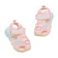 thumbnail image 1 of B91xZ Chaussures de Robe pour Petites Filles Ballerines Sandales pour Enfants, Rouge 25, 1 of 5