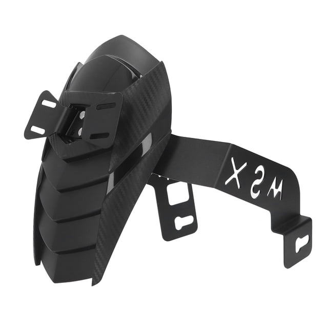 Garde-boue Arrière de Moto, Stable ABS Métal Noir Roue Arrière Légère pour Moto