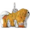 thumbnail image 1 of Sterling Silver Enameled Lhasa Apso Charm (13 X 17) Made In United States qc6441, 1 of 5