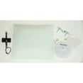 thumbnail image 3 of Modern 2 Light White Steel Semi-Flush Low Profile Ceiling Light Fixture, 3 of 4