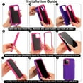 thumbnail image 3 of XCRS Samsung Galaxy A35 5G Étui Robuste à Triple Couche Protecteur, 3 of 5
