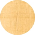 thumbnail image 1 of Ahgly Company Indoor Round Solid Brown Modern Area Rugs, 4' Round, 1 of 4