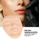 thumbnail image 3 of Cara De Práctica De Maquillaje, Cara De Maniquí De Maquillaje Reutilizable De Silicona 5D, Cabeza De Entrenamiento De Práctica Suave Multifuncional Para Tatuaje De Cejas, 3 of 8