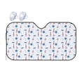 thumbnail image 1 of YFYANG Front Windshield Sun Shade, Lighthouse Sail Boat Seagull Graffiti Foldable Car Visor for Cars, Trucks, SUVs, Small, 1 of 9