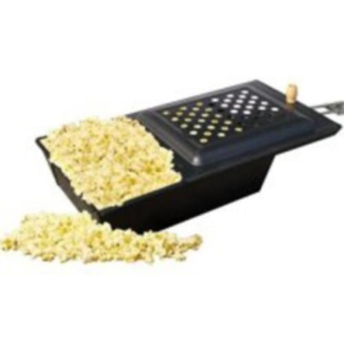 Campfire Popcorn Popper, All Steel Construction With Sliding Lid