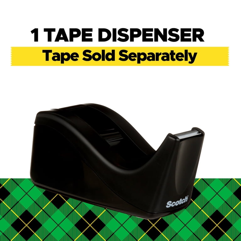 Scotch Desktop Tape Dispenser, Black Two-Tone photo 2