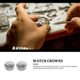 thumbnail image 4 of 2Pcs Watch Crowns Watch Repairing Parts Stainless Steel Watch Crowns Replacements, 4 of 9