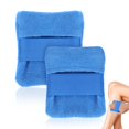 thumbnail image 1 of CHOK 2 Pcs Sand Powder Bag Body Wipe off Cleaner Beach Cleaning Mitt, 1 of 8