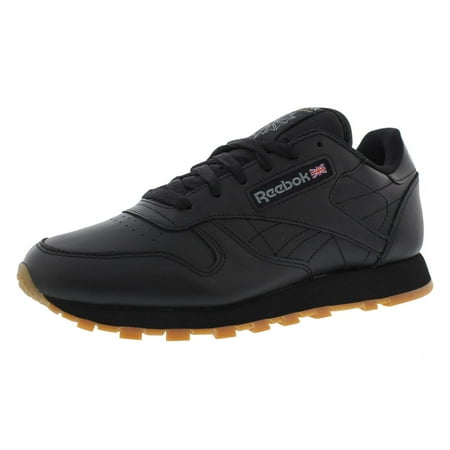 Reebok Cl-Lthr Running Womens Shoes Size 6, Color: Black/Gum