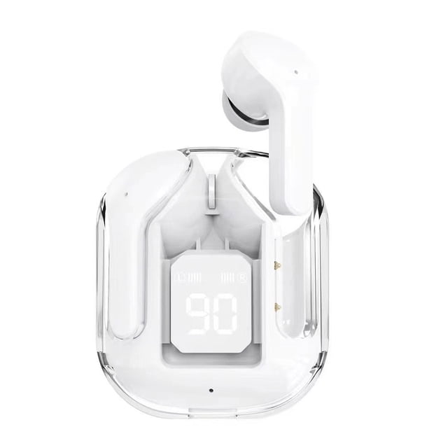 Audífonos inalámbricos Audífonos digitales transparentes 5.3 compatibles con Bluetooth (Blanco) Kuymtek Accesorios Electrónicos