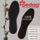 thumbnail image 3 of Plantillas Pedag Summer Terry de algodón sin calcetines, 3 pares, negras, 3 of 6