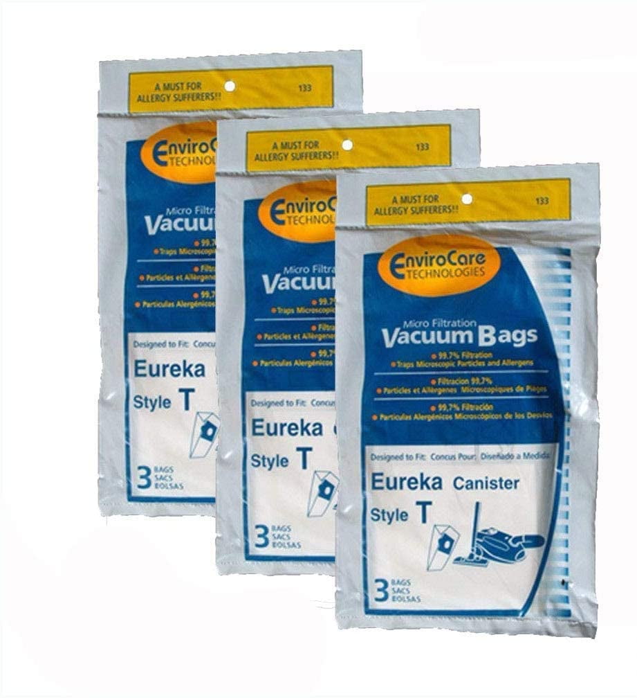 Eureka Style T Vacuum Bags For Canister Turbo Lite 970 and 980 series