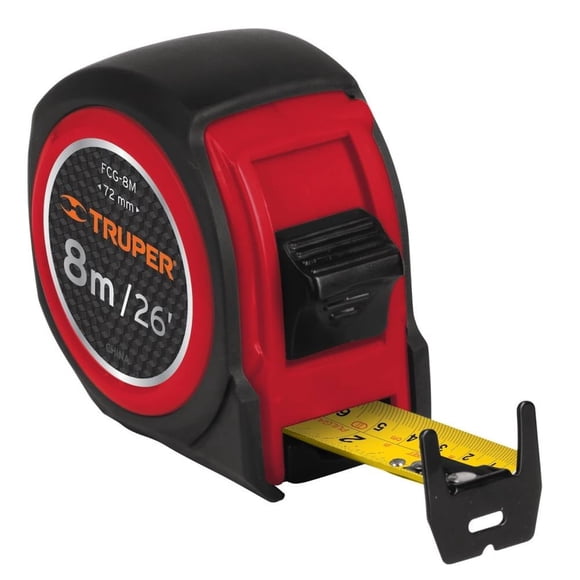 Flexómetro Truper 8 Metros FCG-8M