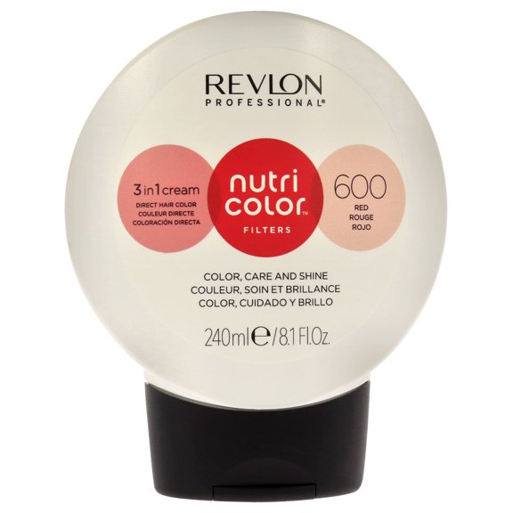 Revlon Nutri Color Cream - 600 Red , 8.1 oz Hair Color