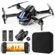 thumbnail image 1 of Drone Con Cámara 1080P Hd Fpv Mini Drone Plegable Para Principiantes Niños Adultos Drone Con Una Tecla Gesto De Despegue/Aterrizaje Selfie Altitude Hold 3D Flip Fácil De Volar 2 Baterías Juguetes Para, 1 of 5