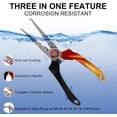 thumbnail image 4 of TRUSCEND Lockable Fishing Pliers with High Tungsten Cutter, Innovative Ergonomic Handy Handle, Saltwater Corrosion Resistant Teflon Coated Fishing Tool, Super Light Multi-Function Fishing Gifts, 4 of 8