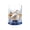 C, variant on Goose Frozen Flight Edition Glass Cup - Frosted Glass Tumbler, Blue and Silver Embossed Rocks Glass for Regalos Para El Dia Del Padre