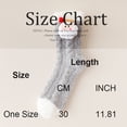 thumbnail image 4 of Fabrcox Fuzzy Slipper Socks for Women, Cute Mid-Calf Non Slip Winter Warm Casual Christmas Pattern Indoor Floor Socks for Home Lounging (Gray), 4 of 6