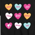 thumbnail image 3 of Barbie - Barbie Candy Hearts - Toddler And Youth Short Sleeve Graphic T-Shirt, 3 of 5
