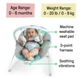 thumbnail image 3 of Ity by Ingenuity Bouncity Bounce Vibrating Deluxe Baby Bouncer, Blue, Ages 0-6 Months, Goji, 3 of 12