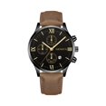 thumbnail image 2 of Resicozy Men Watches Quartz Watch Casual Men's Wrist Watches Date Display Mens Watch with Leather Strap, 2 of 3